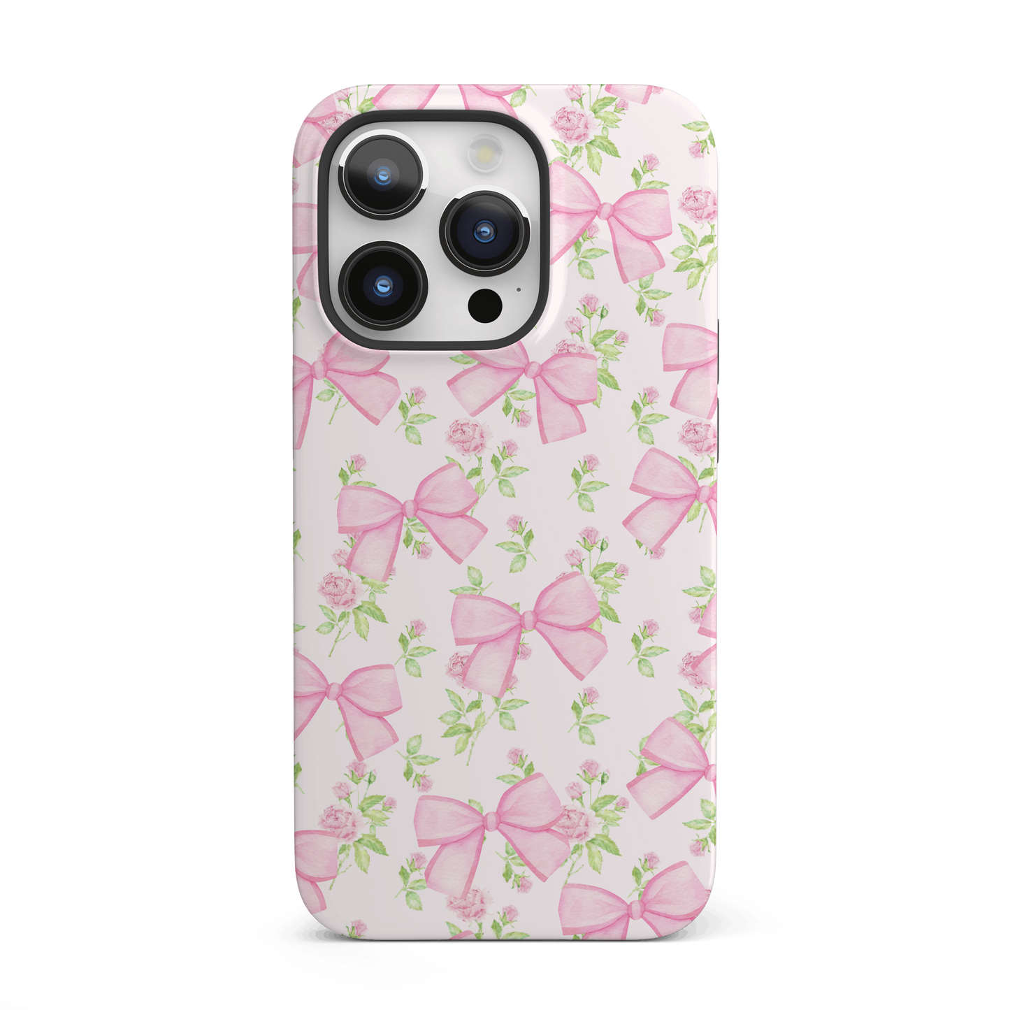 Pink Bows iPhone Case