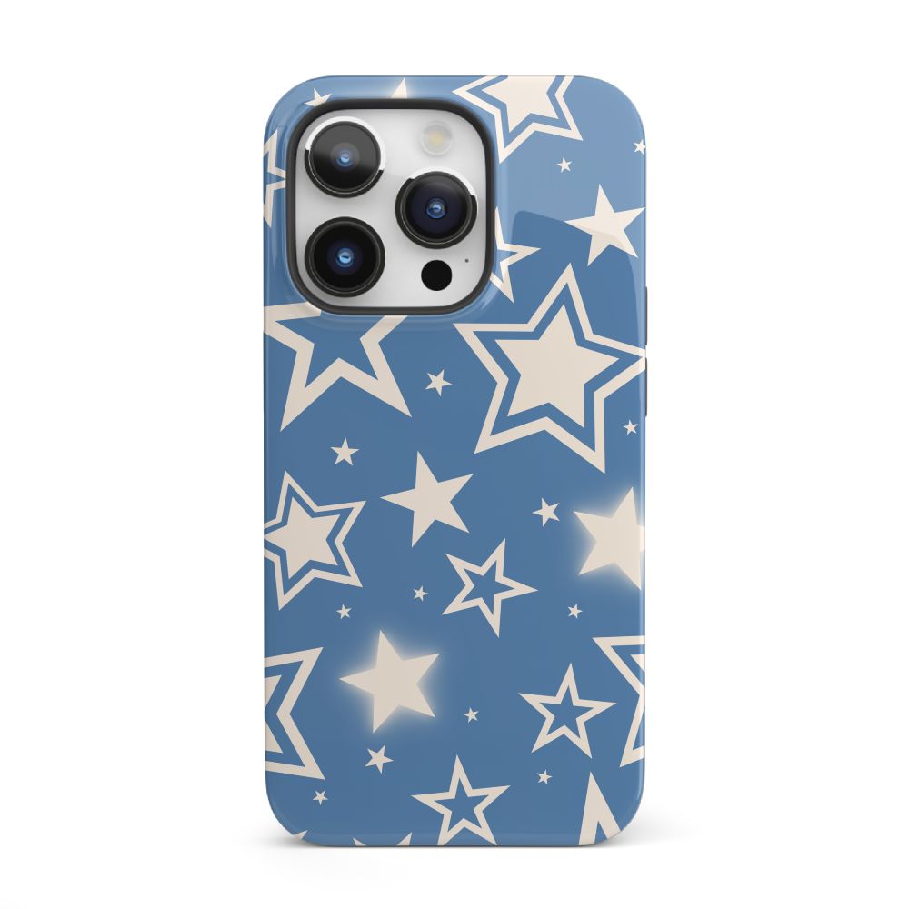 Blue Stardust iPhone Case