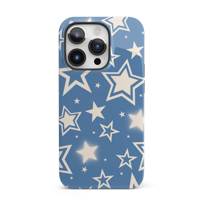 Blue Stardust iPhone Case