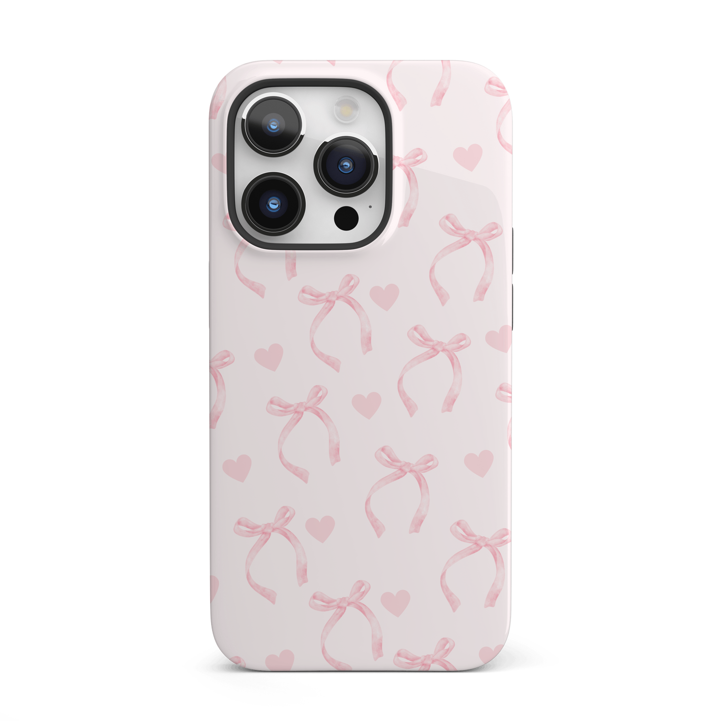 Coquette Pink Bows iPhone Case