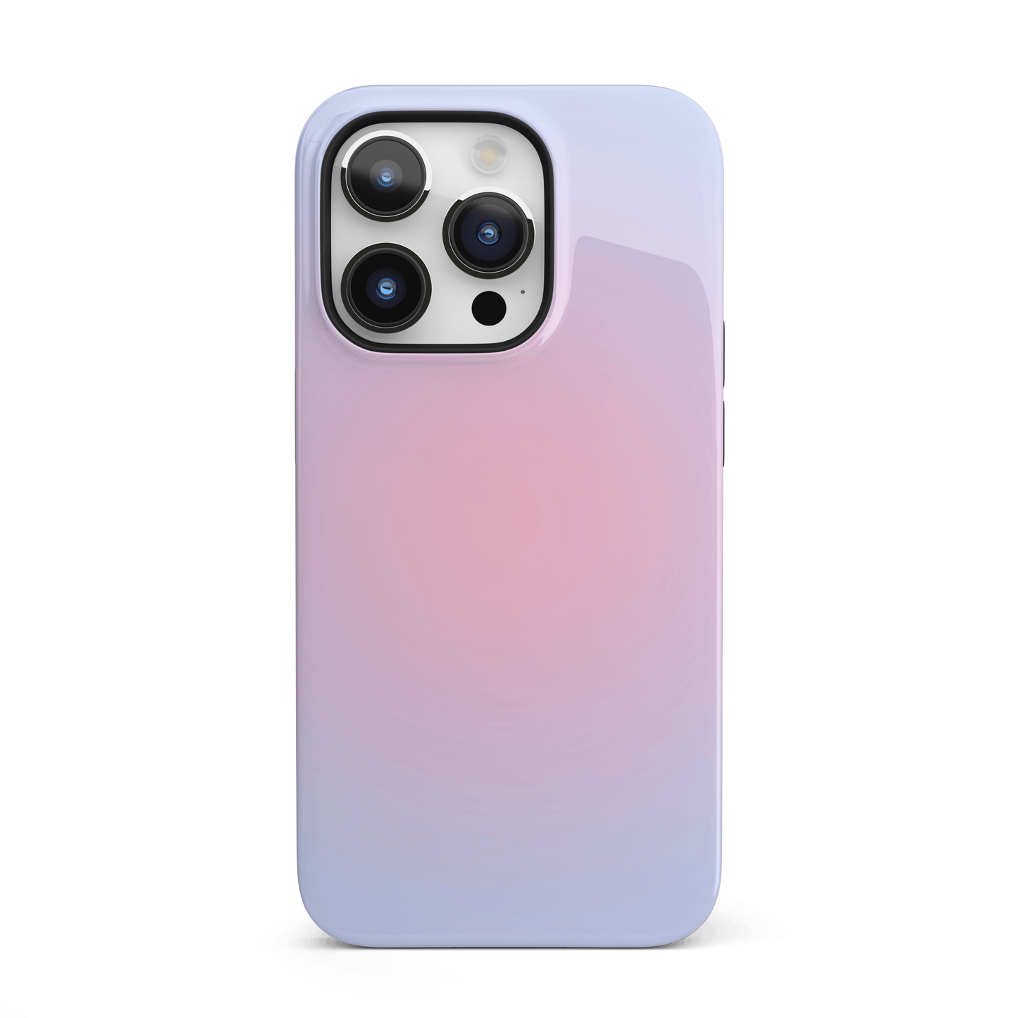 Pink and Blue Aura iPhone Case