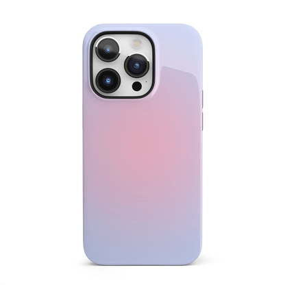 Pink and Blue Aura iPhone Case