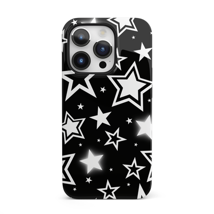 Black Stardust iPhone Case