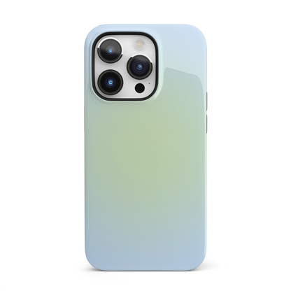 Blue & Green Aura iPhone Case