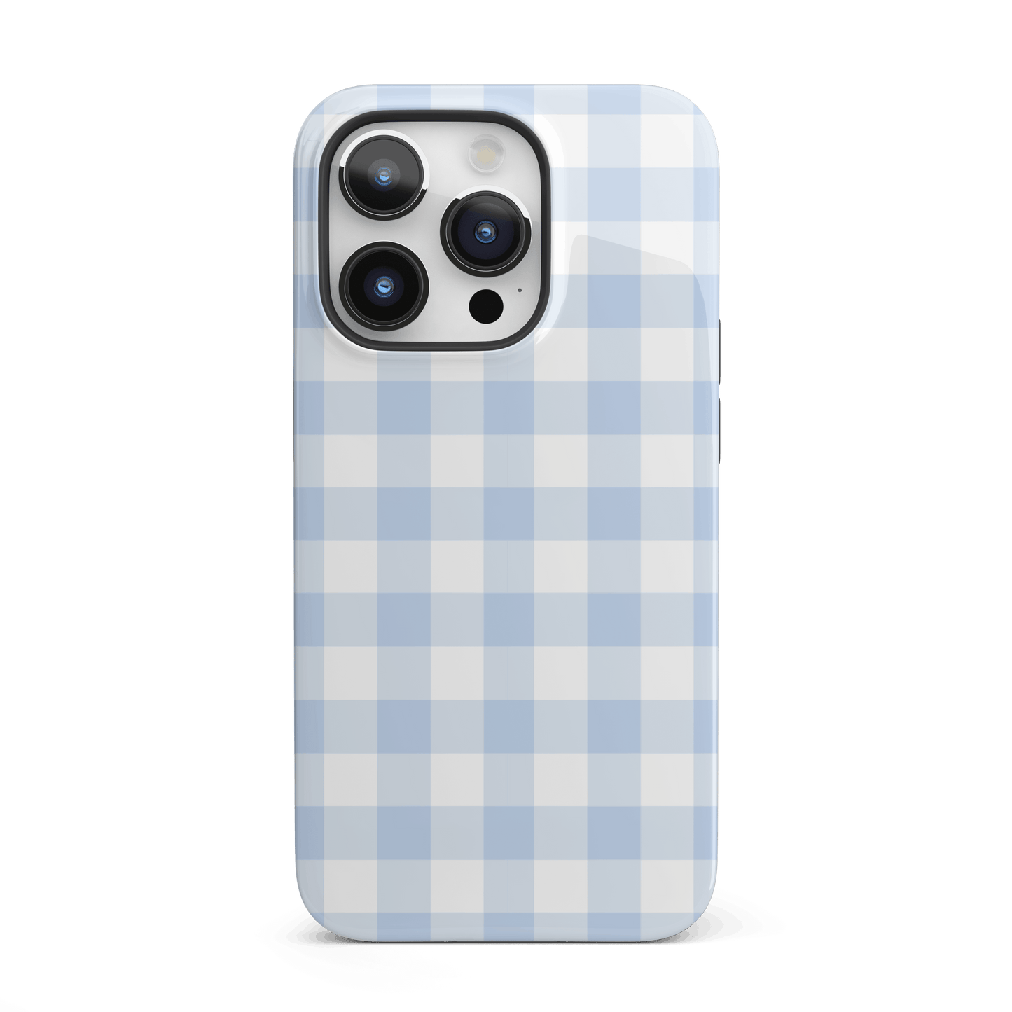 Blue Gingham iPhone Case