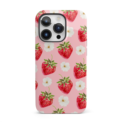 Strawberry Garden iPhone Case