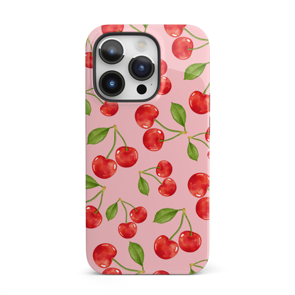 Cherry Rain iPhone Case