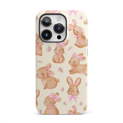 Bow Bunny iPhone Case