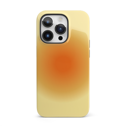 Orange Aura iPhone Case