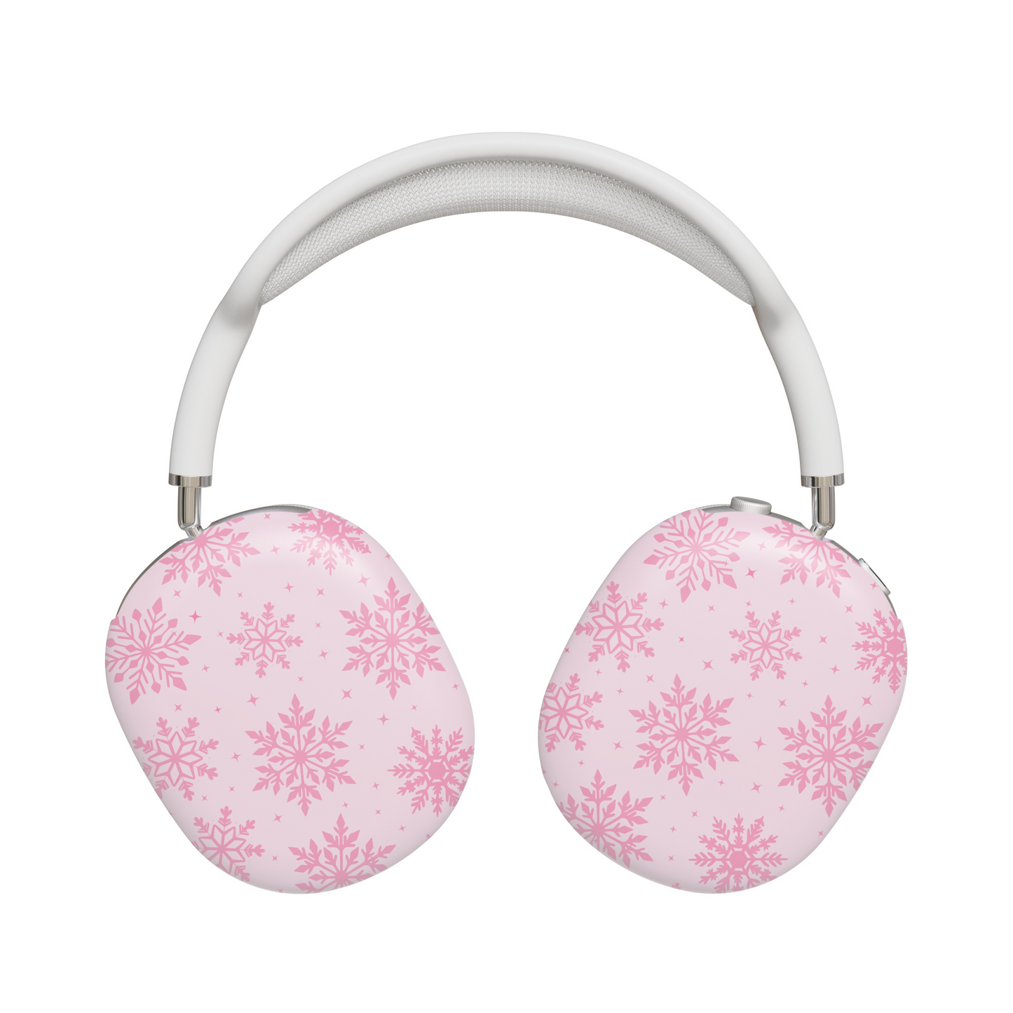 Pink Snowflakes AirPods Max Case