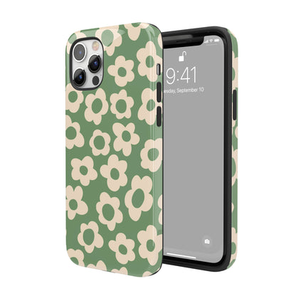Green Las Flores iPhone Case