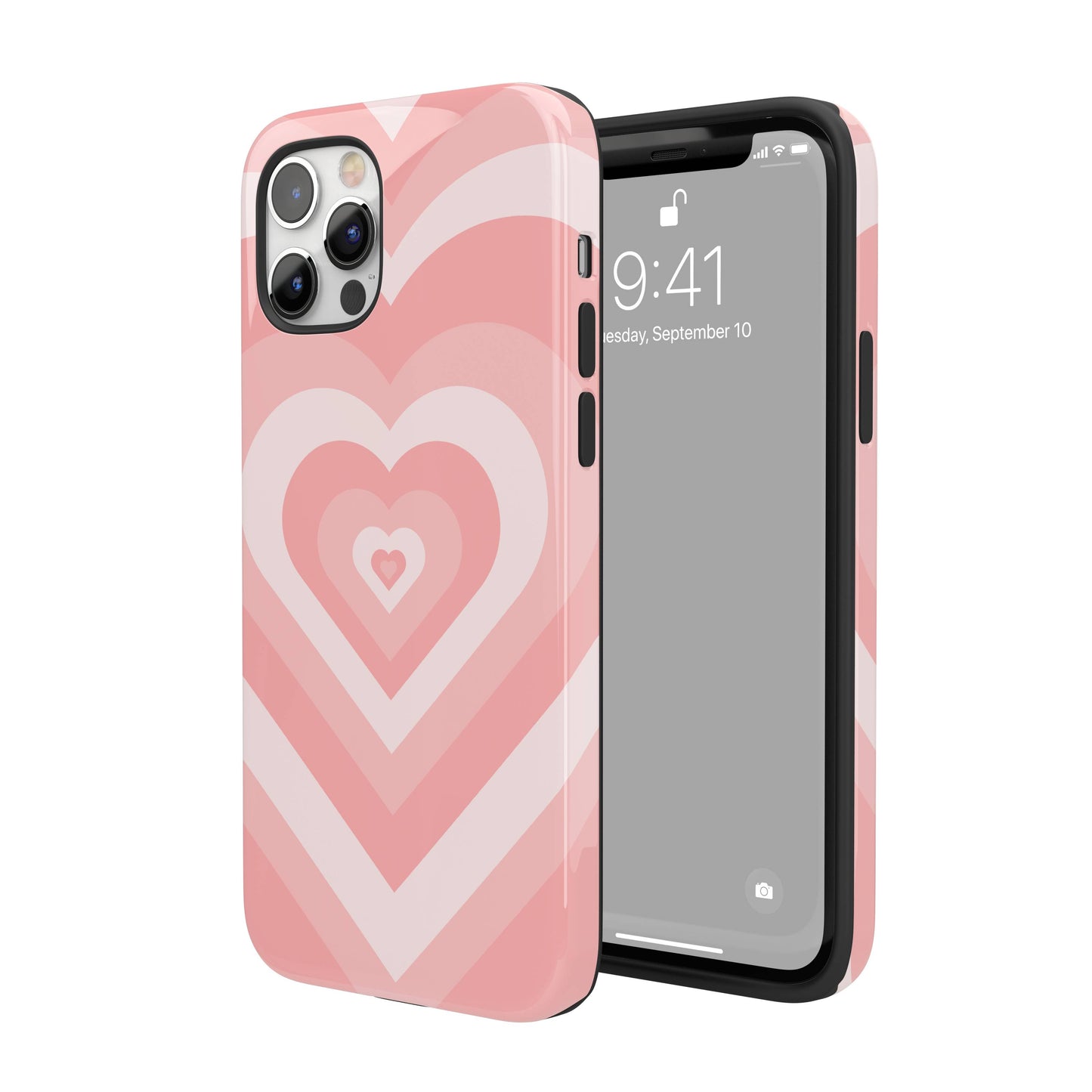 Pink Hearts iPhone Case