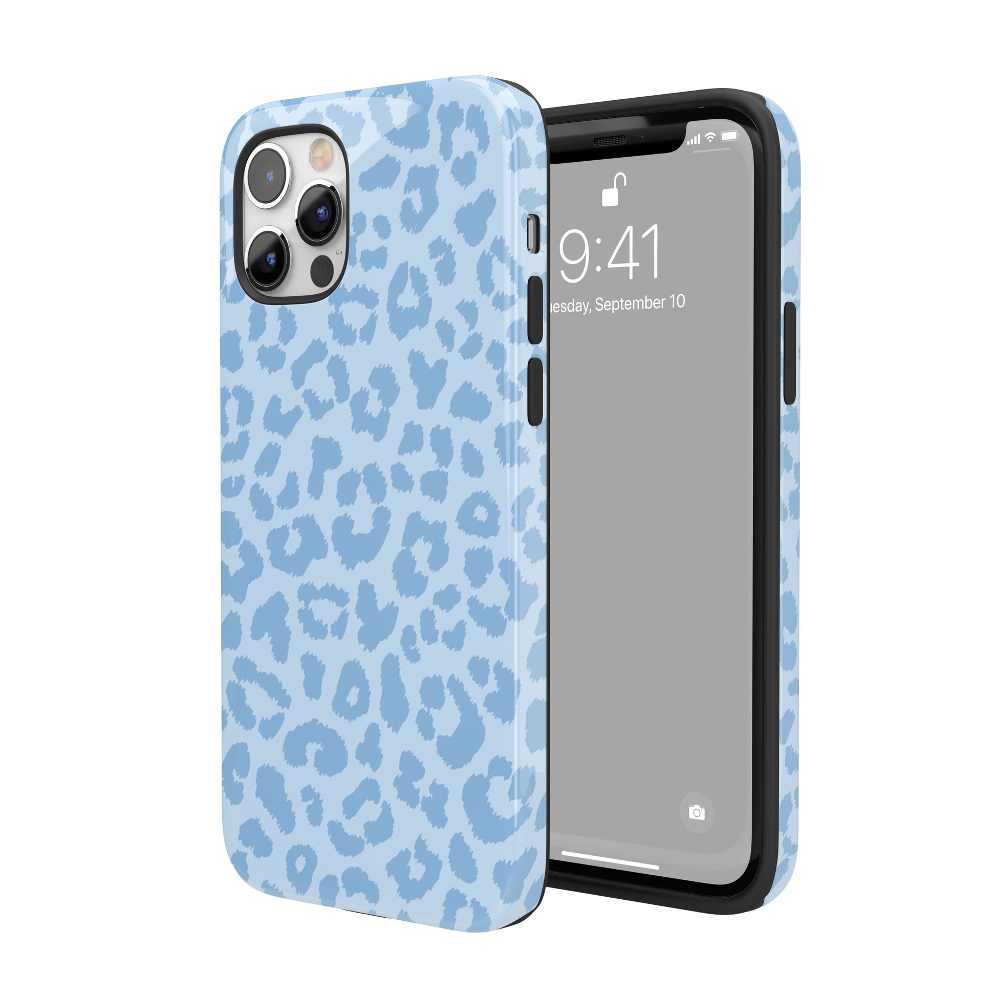 Blue Leopard iPhone Case