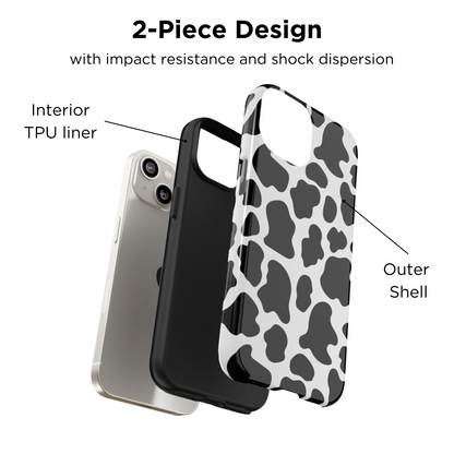 Cow Print iPhone Case