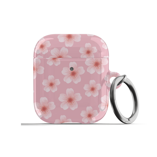 Pink Cherry Blossoms AirPods Case