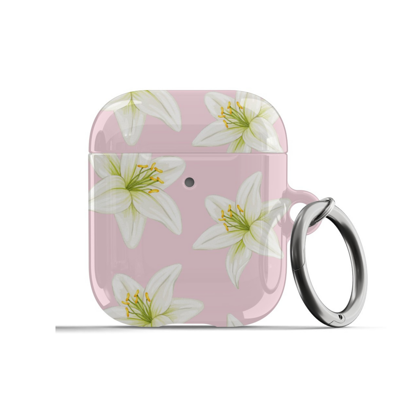 Pink Tiger Lily AirPods Case