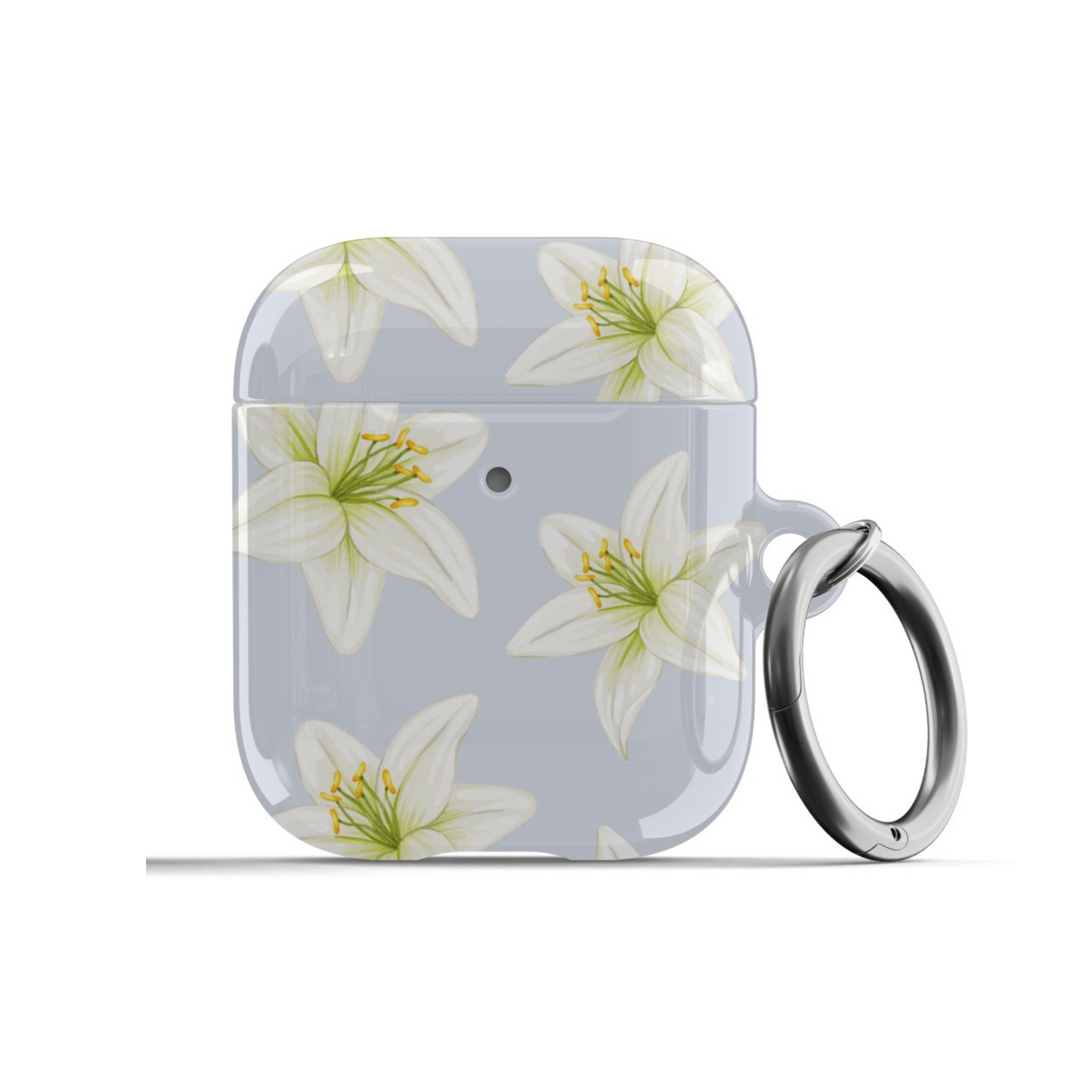 Blue Tiger Lily AirPods Case