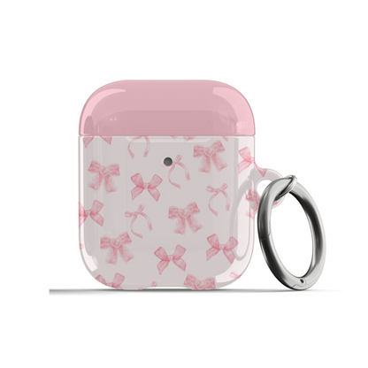 Pink Coquette Bows AirPods Case