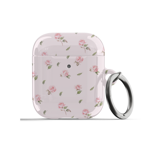 Pink Coquette Roses AirPods Case