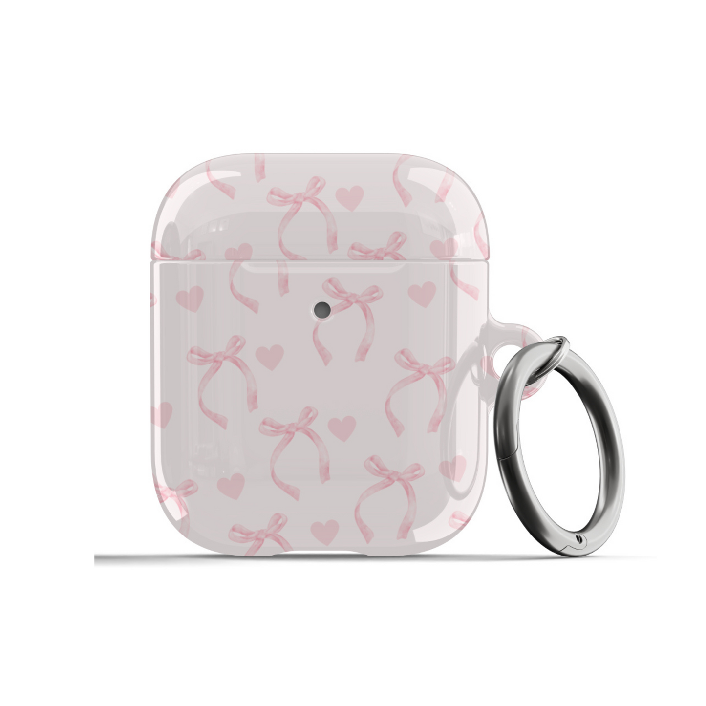 Pink Ribbon Bows AirPods Case