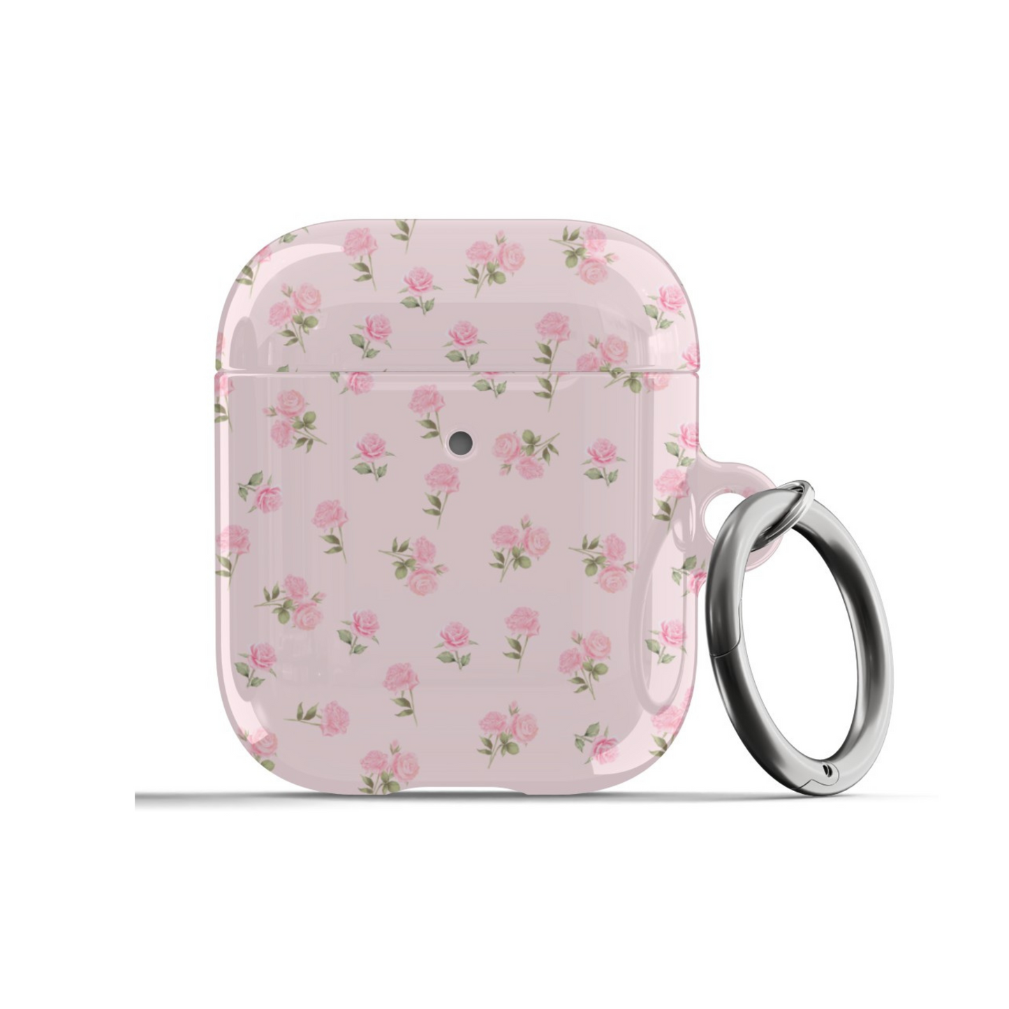 Pink Ditsy Roses AirPods Case