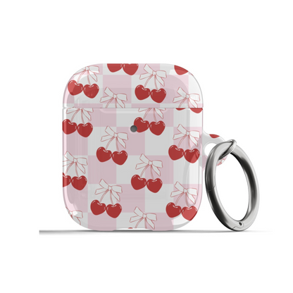 Cherry Check AirPods Case