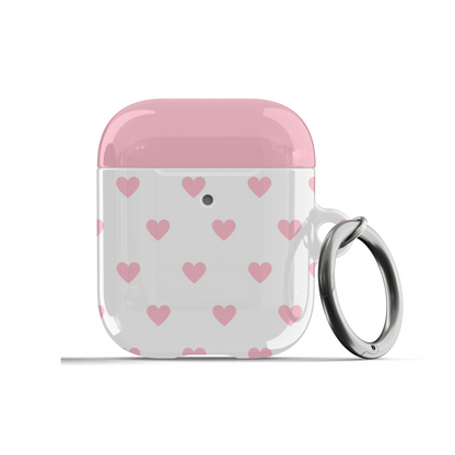 Pretty Pink Hearts AirPods Case