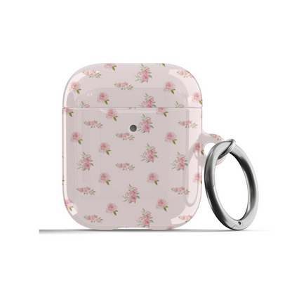 Pink Vintage Roses AirPods Case