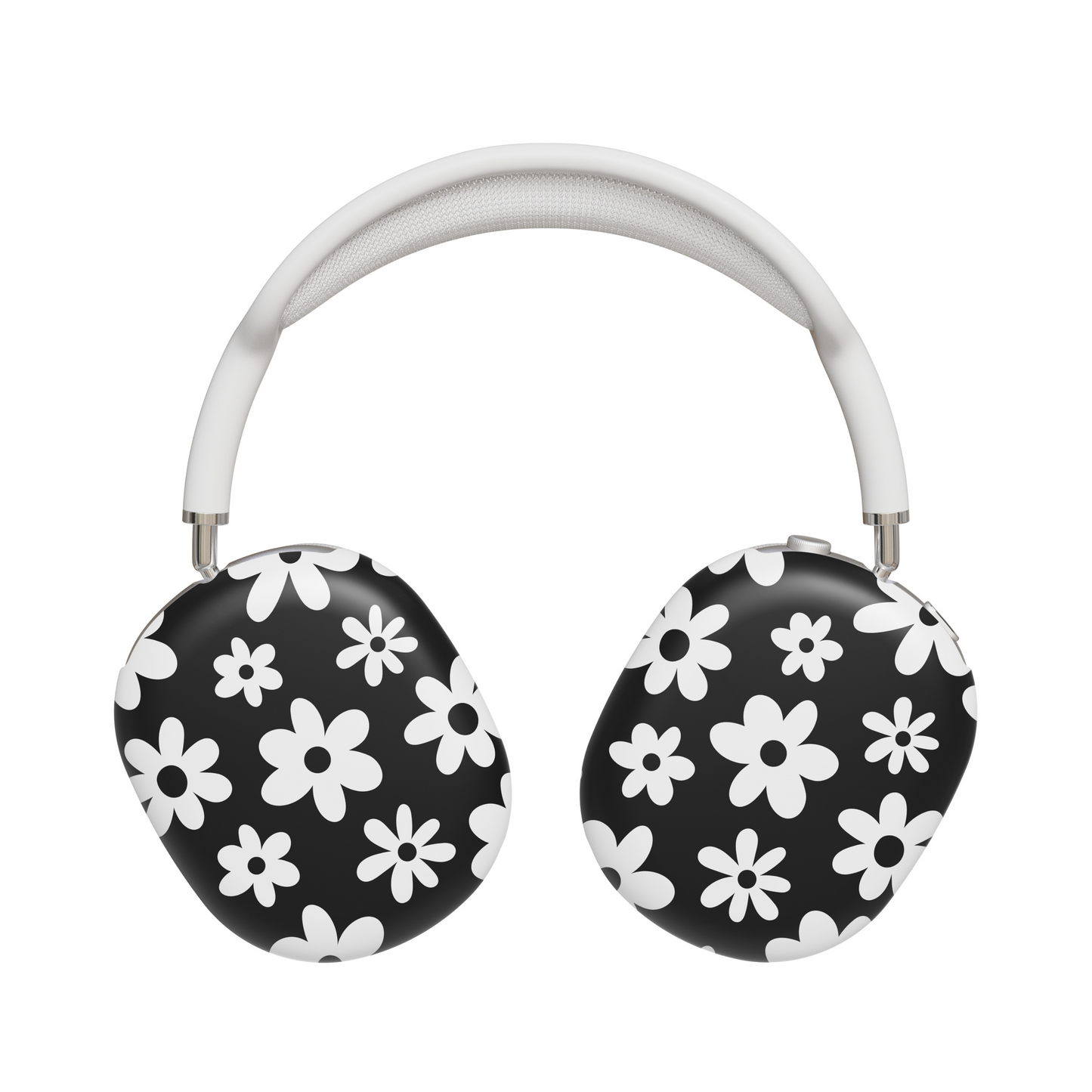 Black Flower Power AirPods Max Case