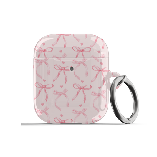 Blushing Bow AirPods Case