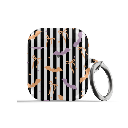 Spooky Stripes AirPods Case