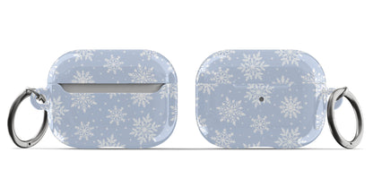 Blue Snowflakes AirPods Case