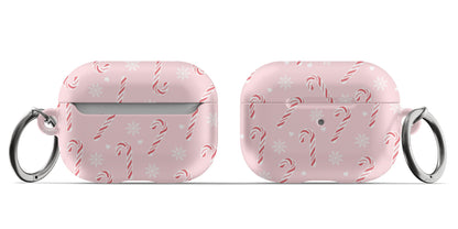 Peppermint Snowflakes AirPods Case