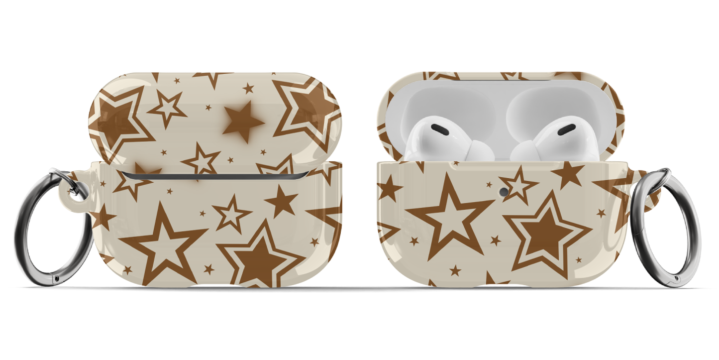 Brown Stardust AirPods Case