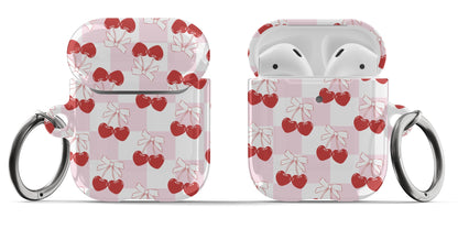 Cherry Check AirPods Case