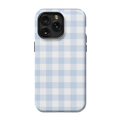 Blue Gingham iPhone Case