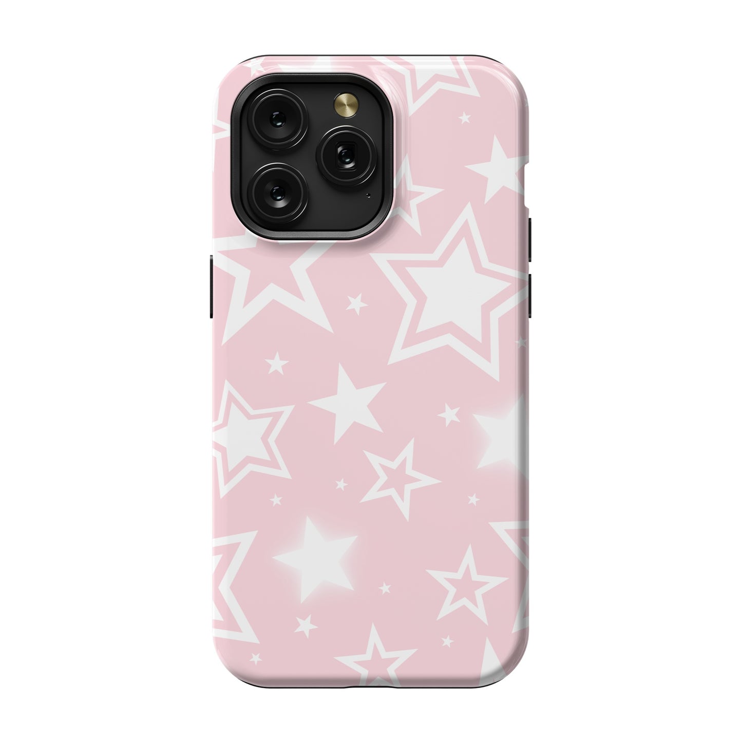 Y2K Pink Stars iPhone Case