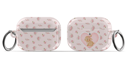 Rosy Bunny AirPods Case