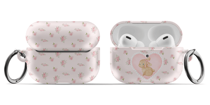 Rosy Bunny AirPods Case