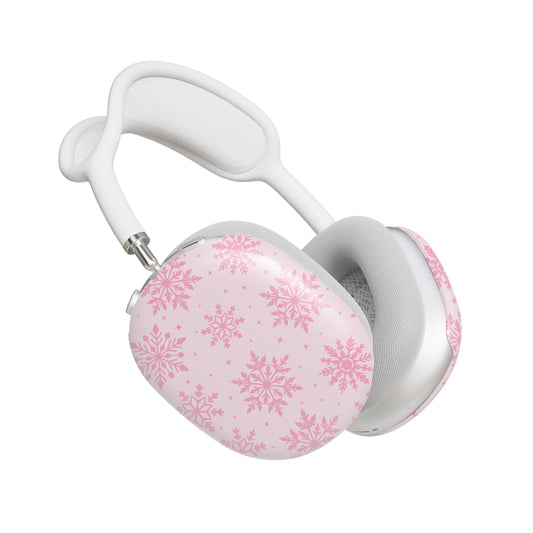 Pink Snowflakes AirPods Max Case