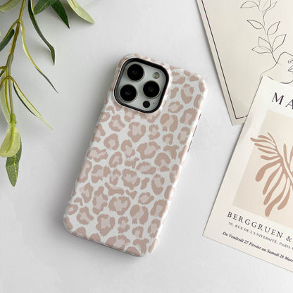 Light Brown Leopard iPhone Case