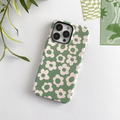 Green Las Flores iPhone Case