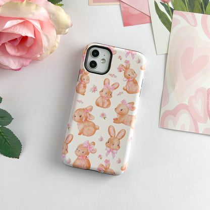 Bow Bunny iPhone Case