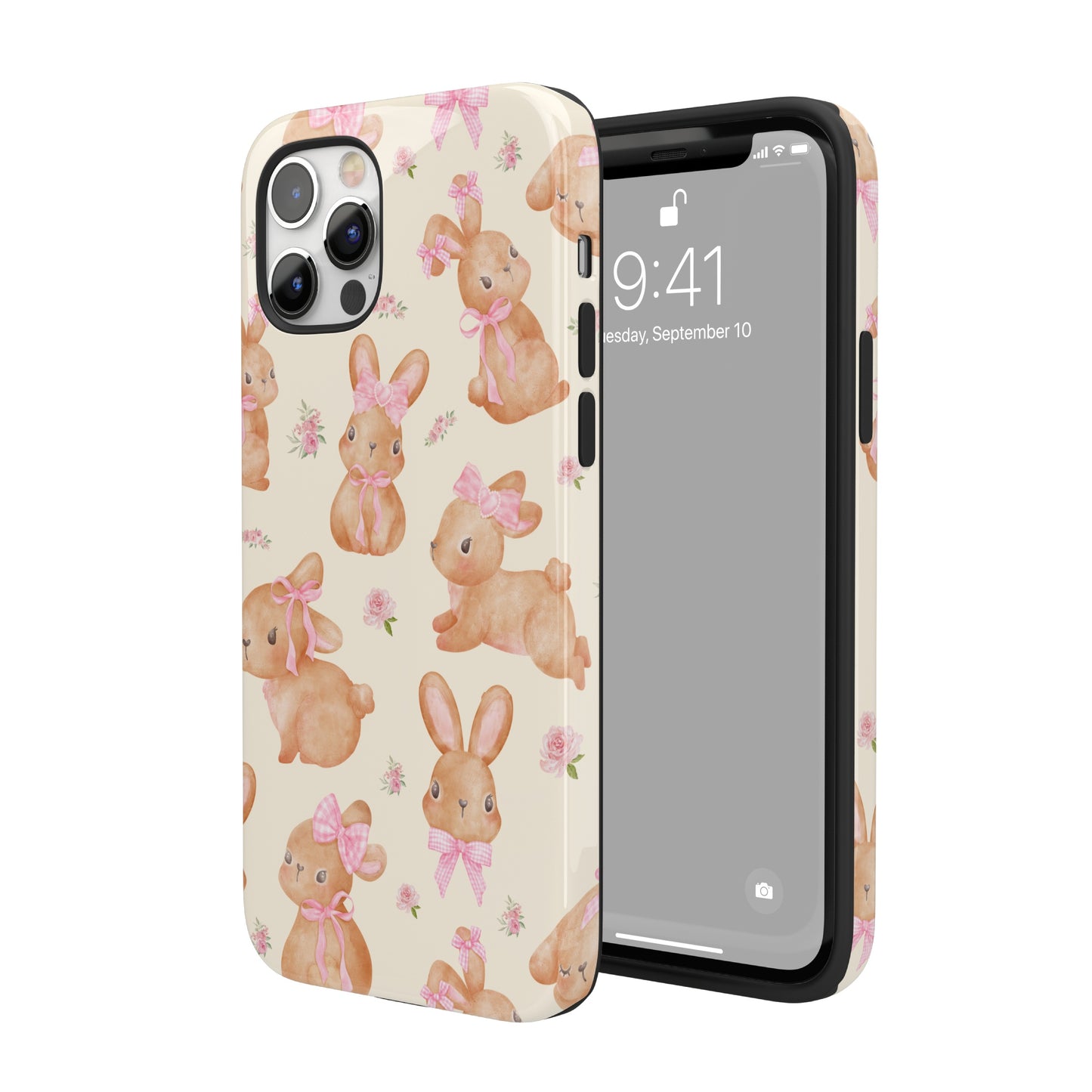 Bow Bunny iPhone Case