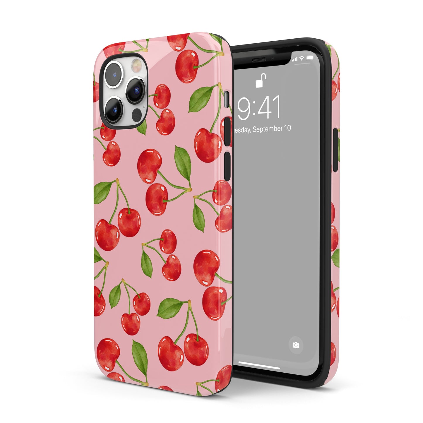 Cherry Rain iPhone Case