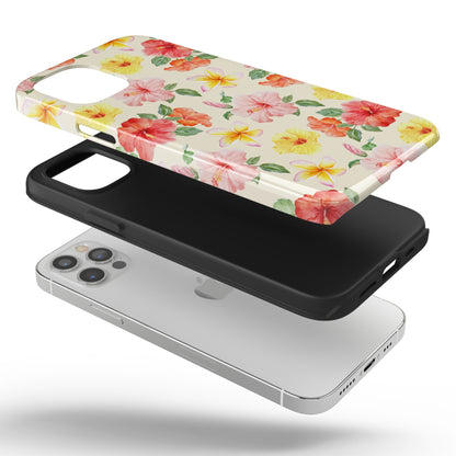 Hibiscus Bloom iPhone Case