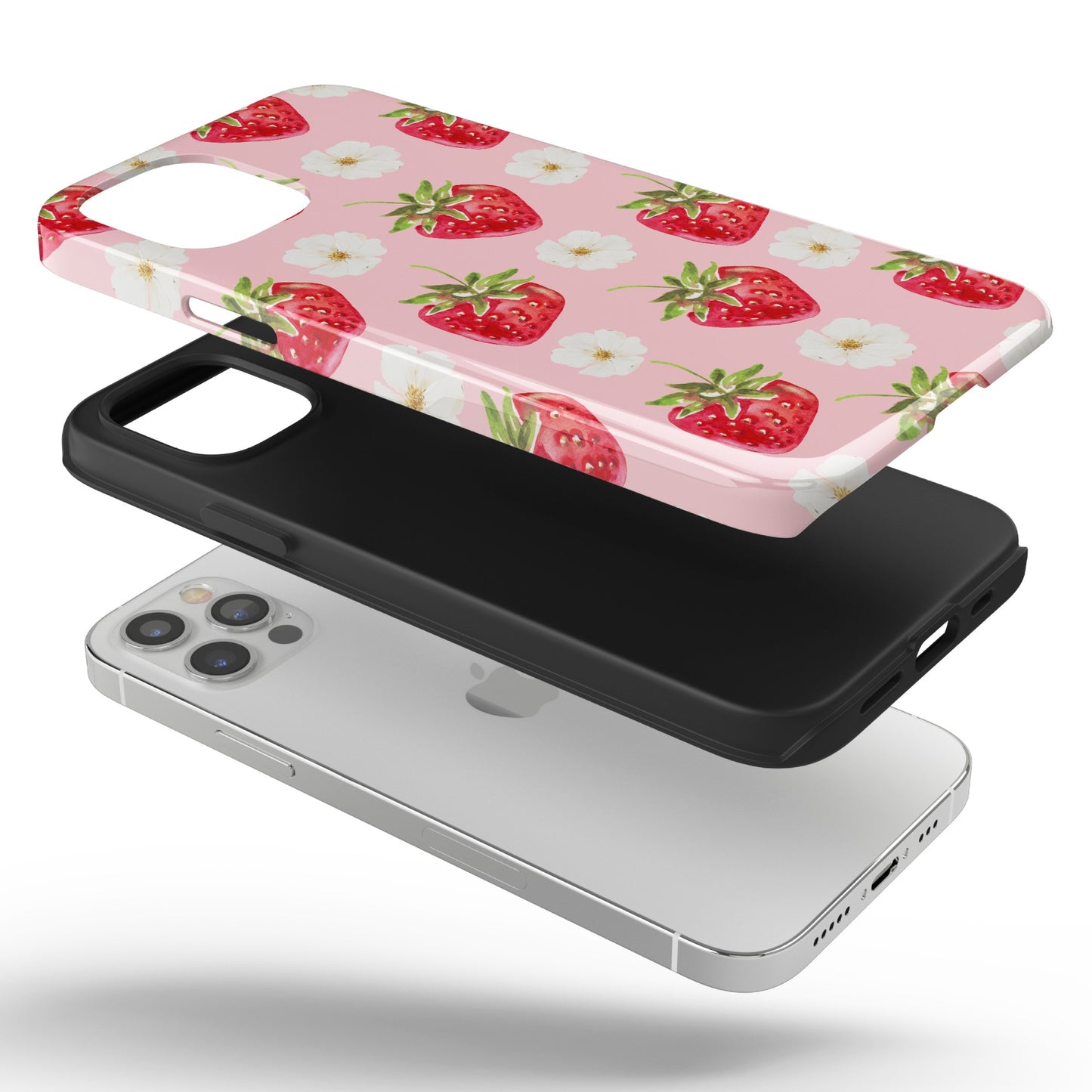 Strawberry Garden iPhone Case