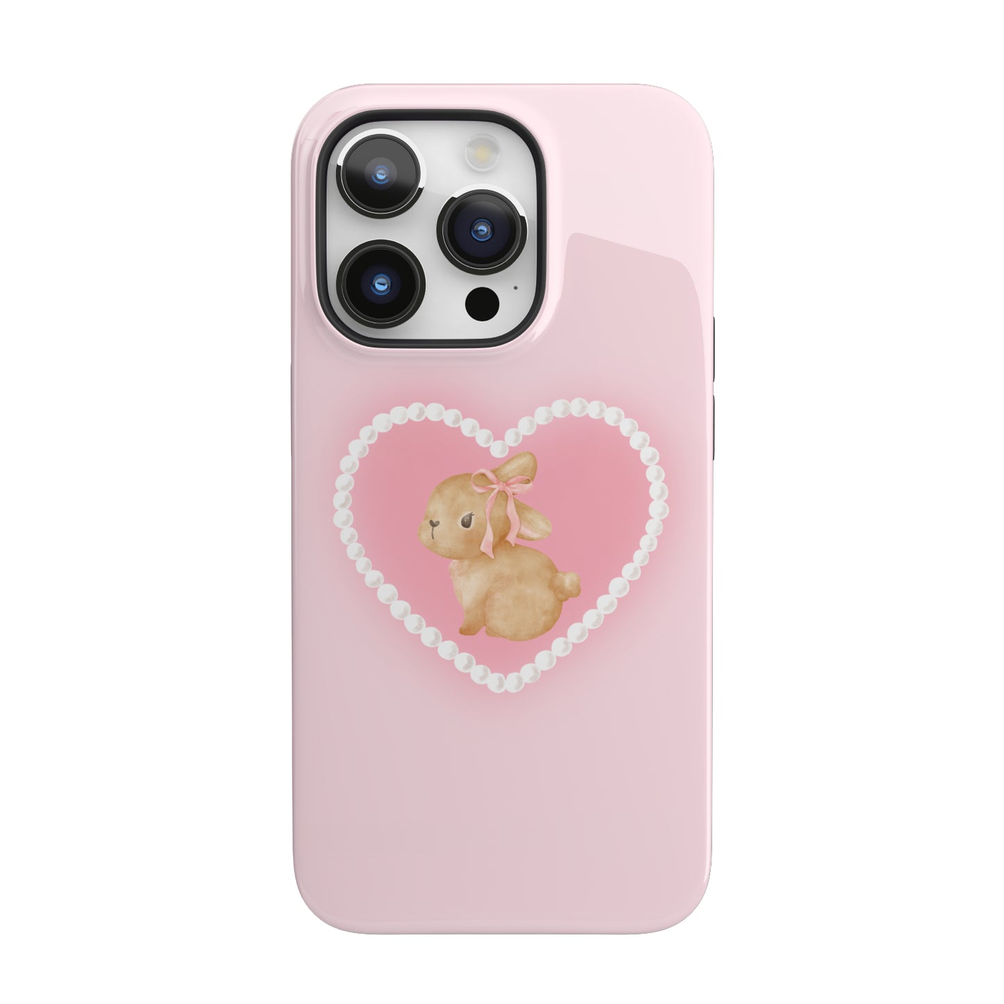 Heart Bunny iPhone Case