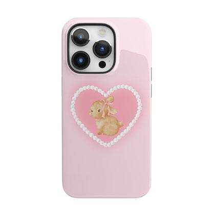 Heart Bunny iPhone Case