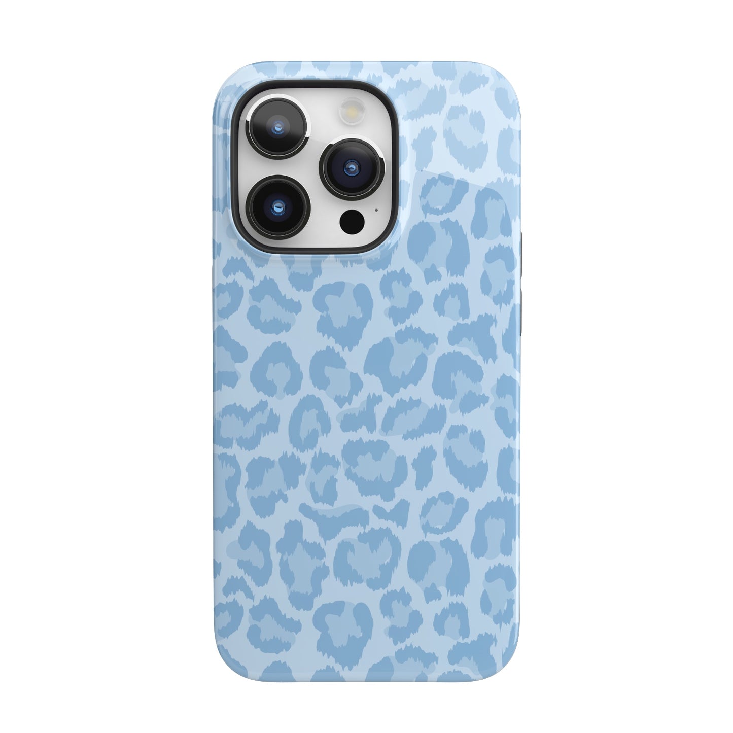 Blue Leopard iPhone Case